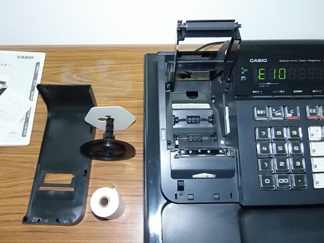 人気の黒310簡単レジ 感熱紙カシオ SE-S10(黒)レジスター 8部門