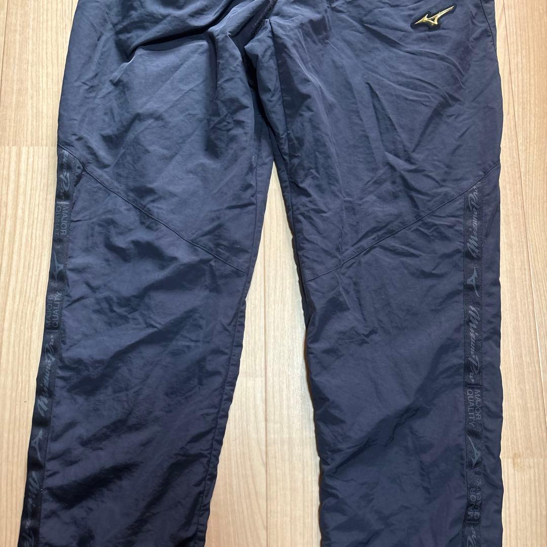 ミズノプロ　ブラック　ジャージ セットアップ　Oサイズ　メンズ　野球　スポーツ