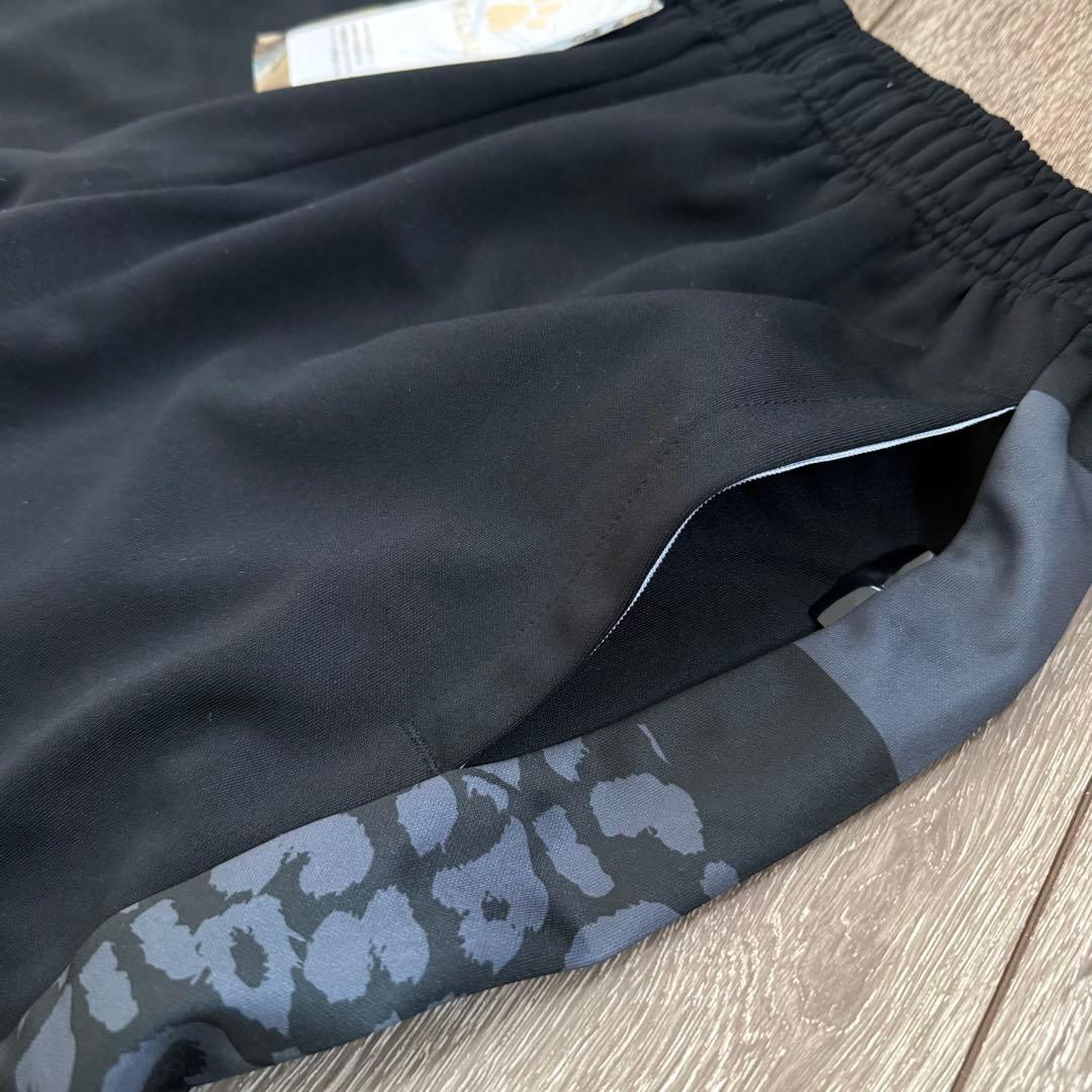 新品 KELME ケルメ ウォームアップ ヒョウ柄ジャージ 上下セット M