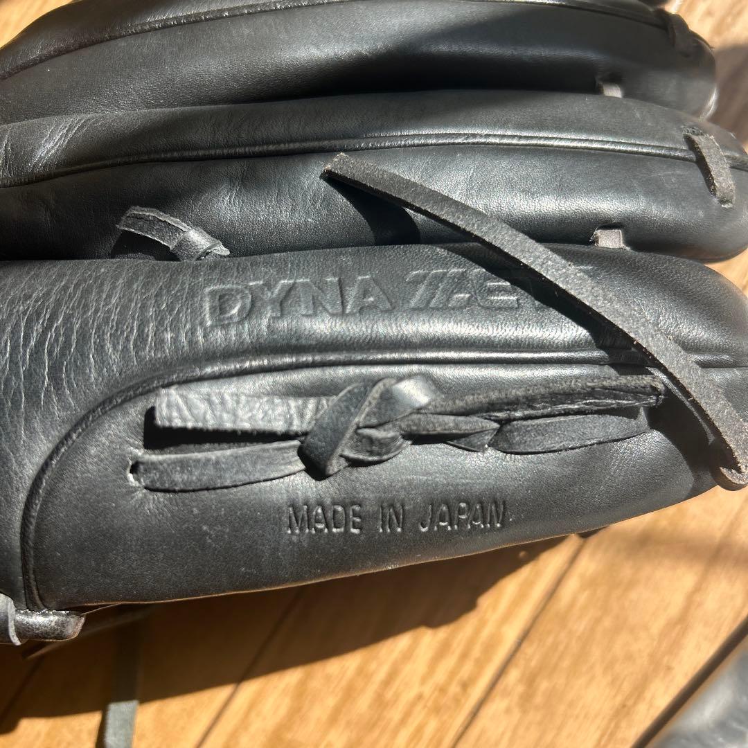 ZETT 硬式グローブ 黒　左投げ用