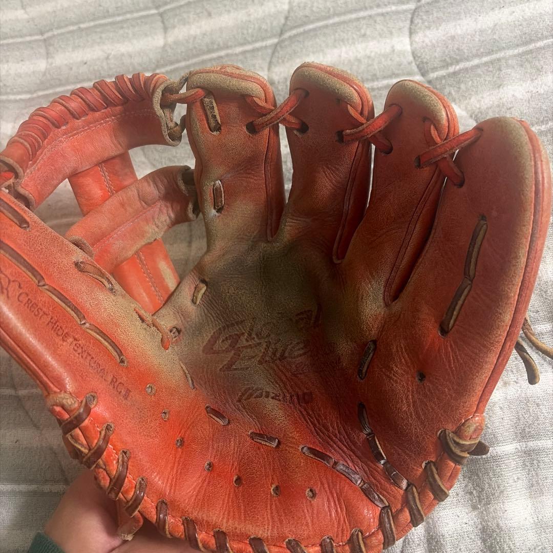 Mizuno G-gear 軟式グローブ オレンジ