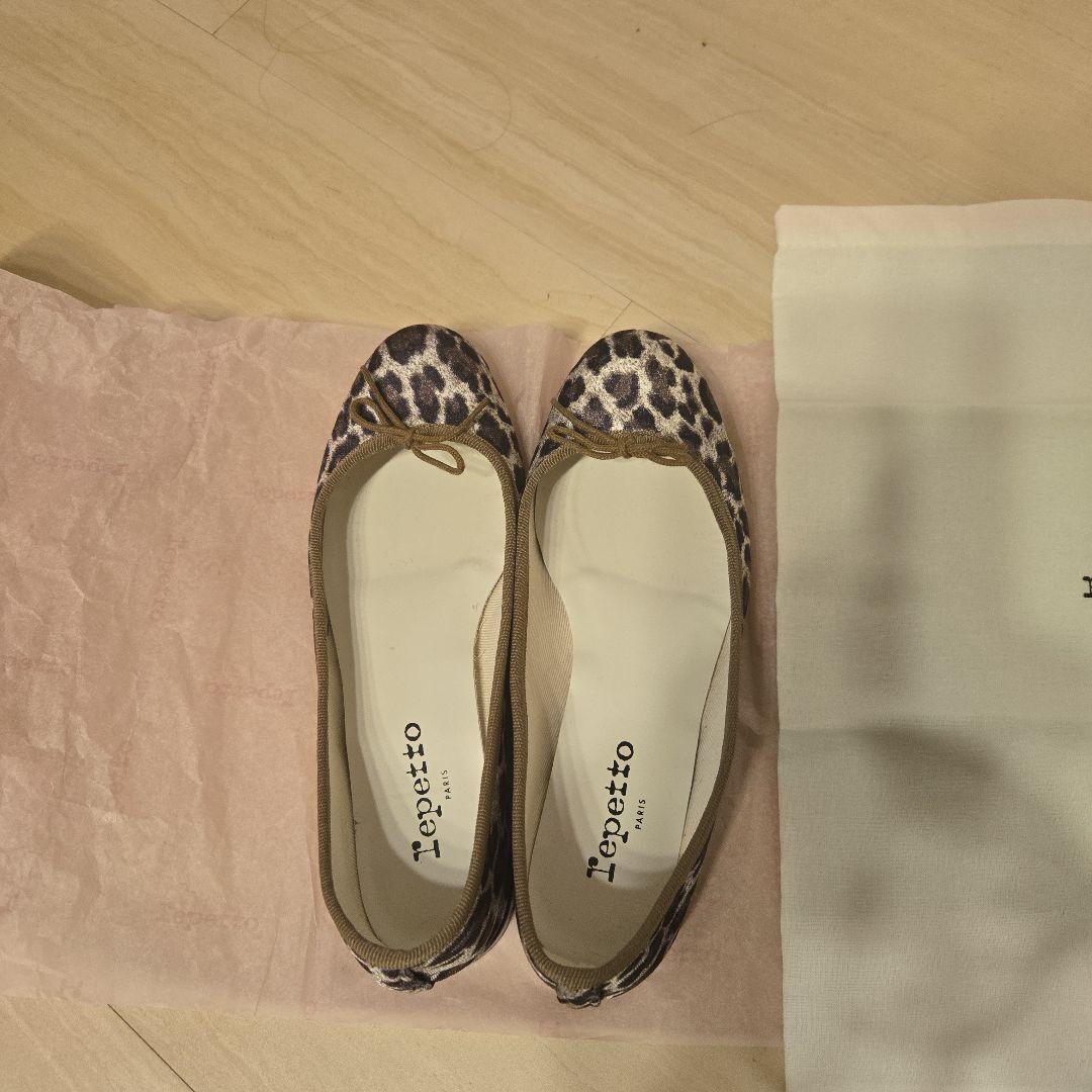 Repetto　雅姫さん×レペット　レオパード柄サンドリオン