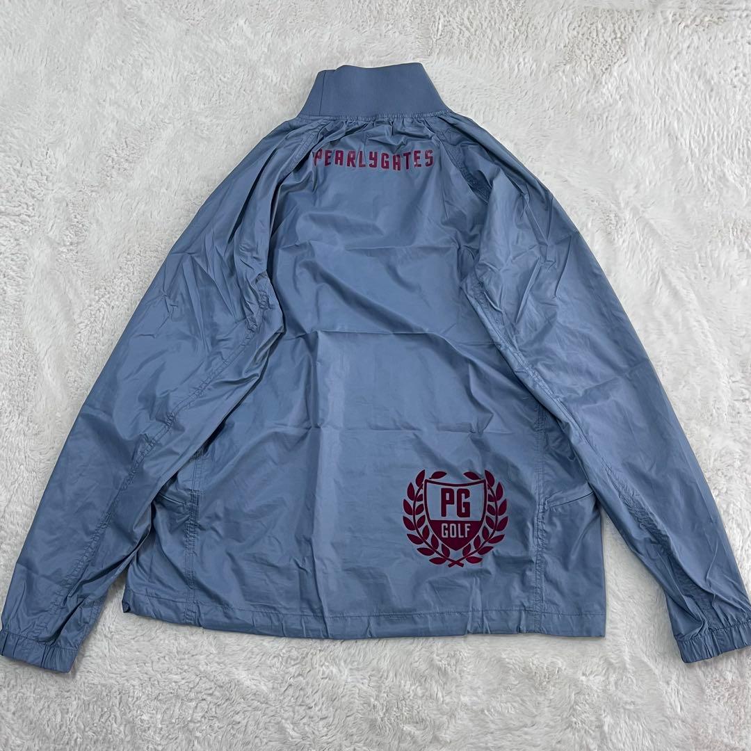 パーリーゲイツ ゴルフ スニードセット 3way 蓄熱 水色グレー ロゴ 4