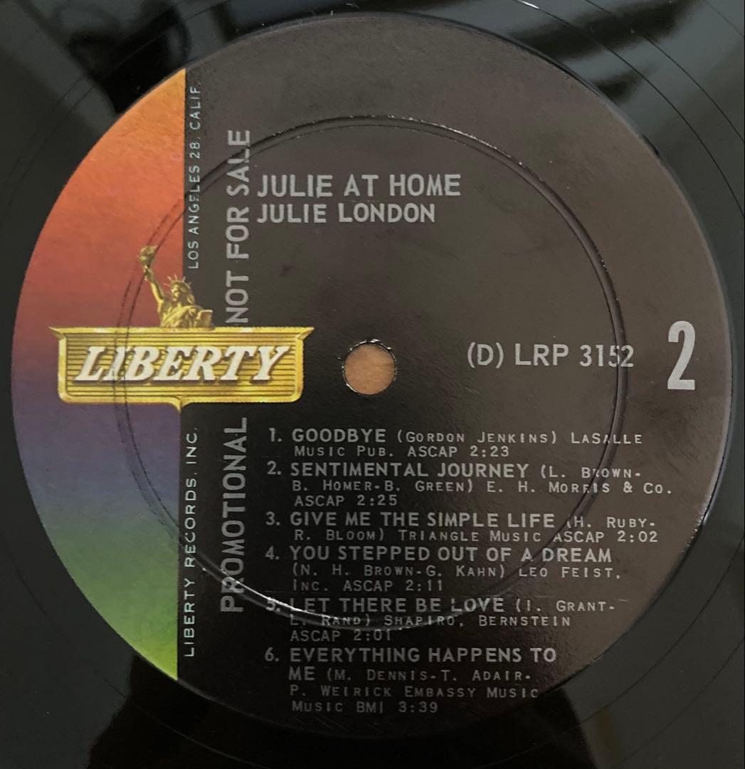 稀少US初回プロモJulie At ジュリーロンドンLondonレコード