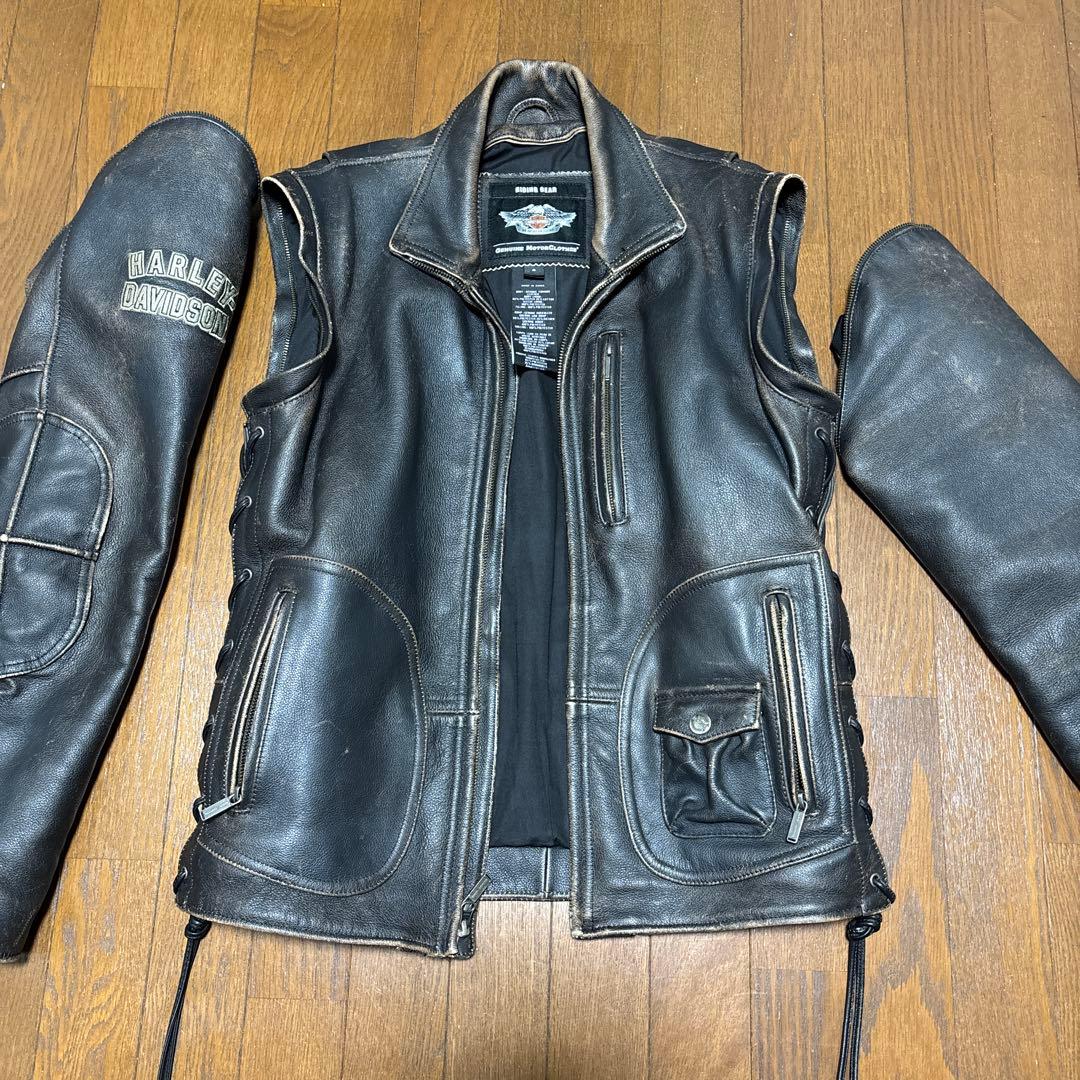 HARLEY DAVIDSONハーレーダビッドソン　2way レザージャケット