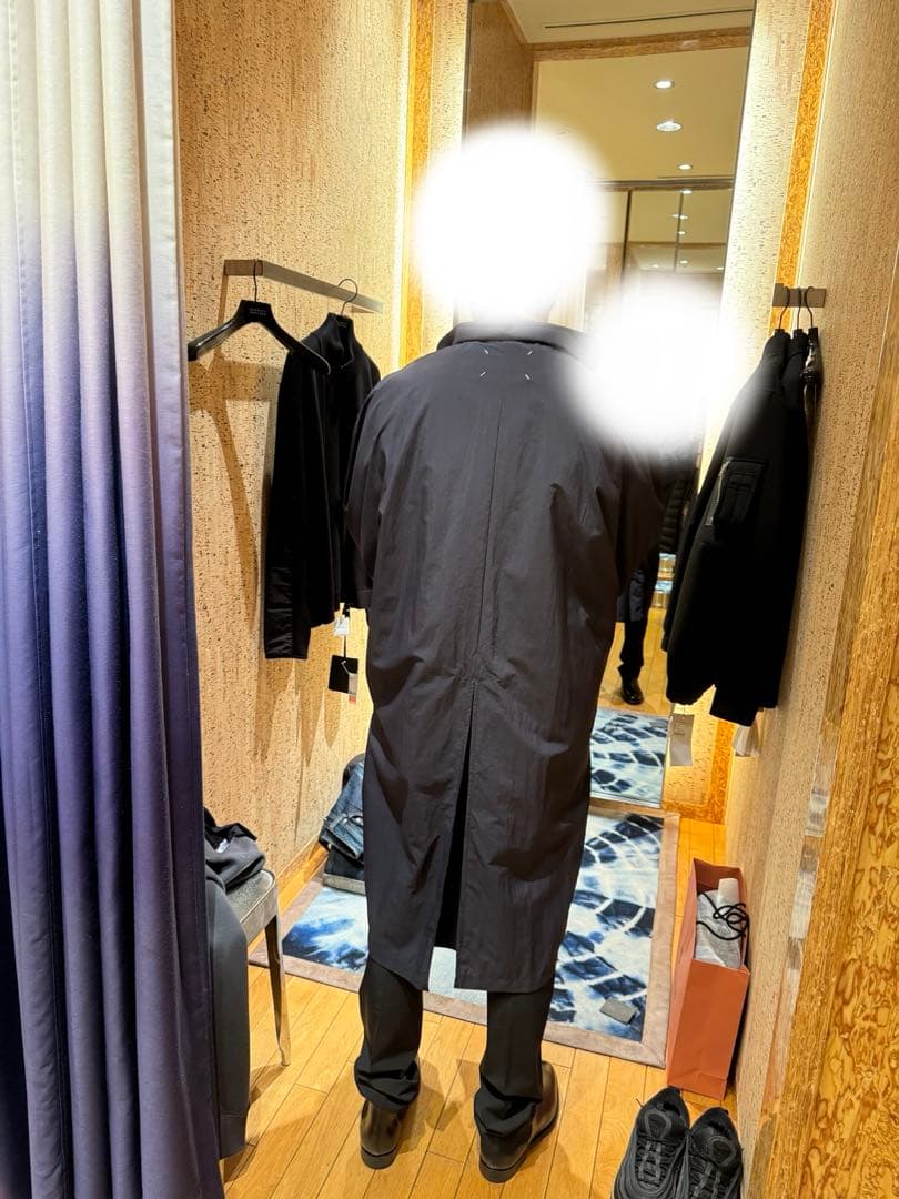 【otentosama専用】マルジェラ　ポンチョコート　ネイビー