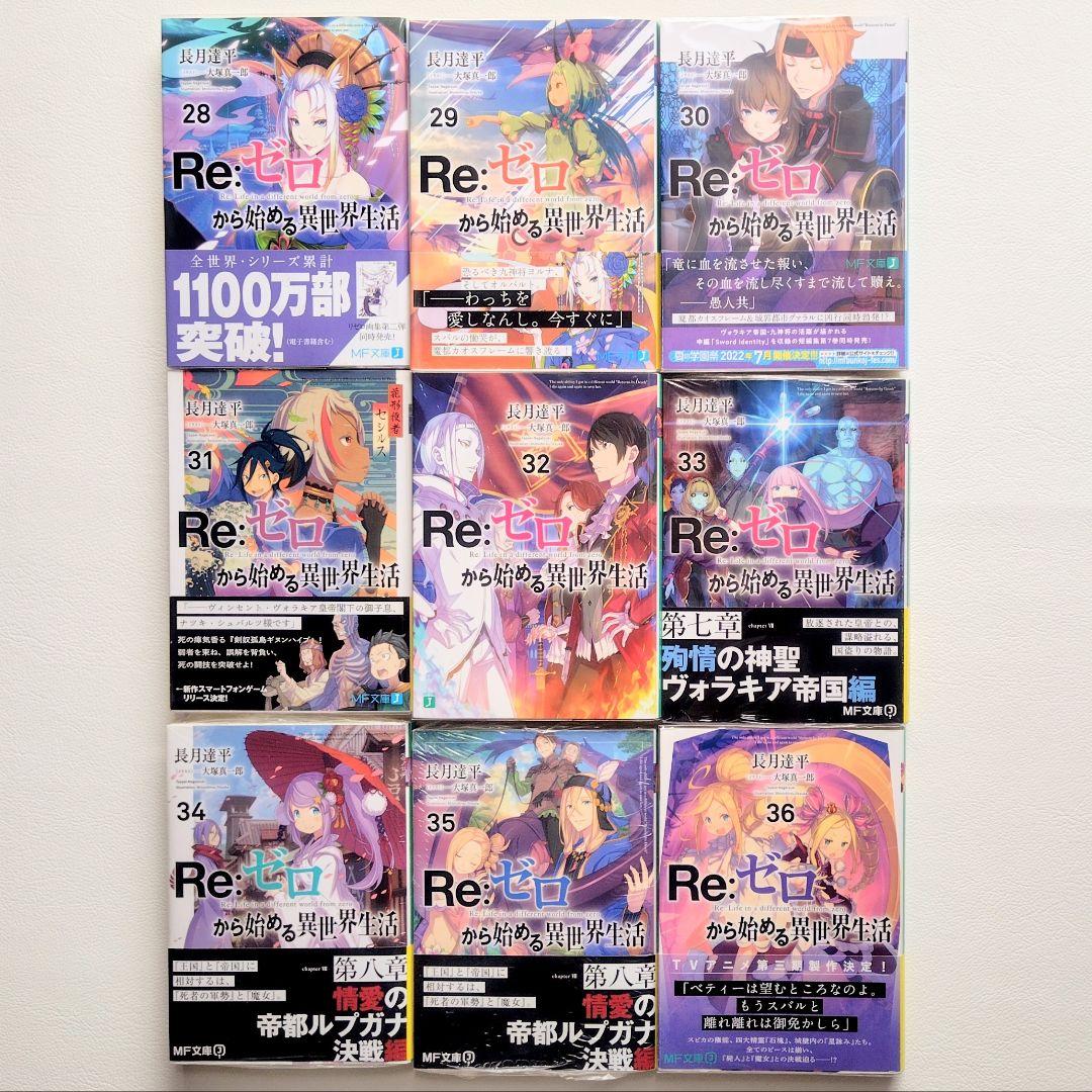 【匿名配送】Re:ゼロから始める異世界生活 リゼロ 全44巻セット+おまけ