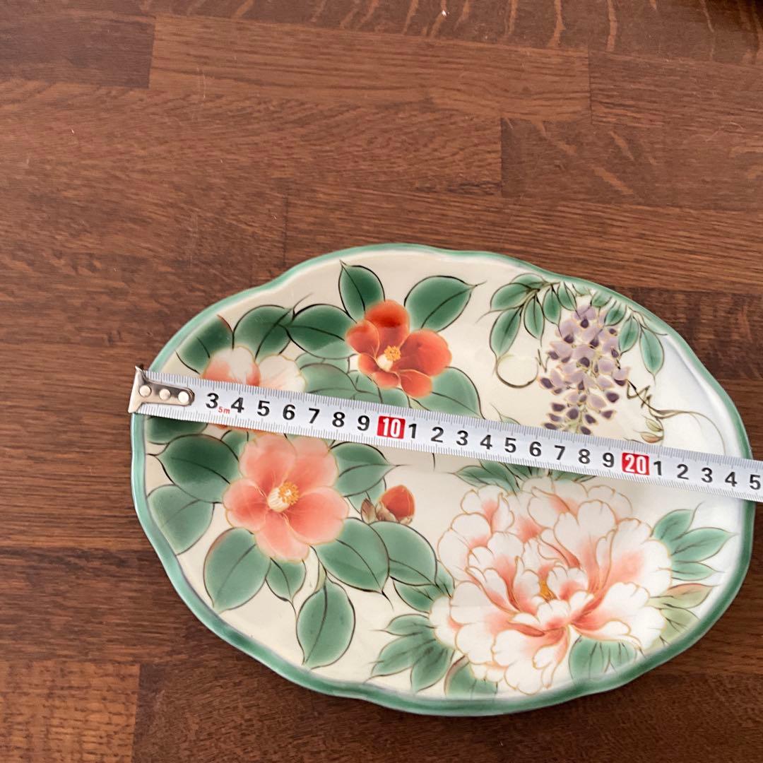 （チャッピーです）　陶あん　色絵付け　椿柄