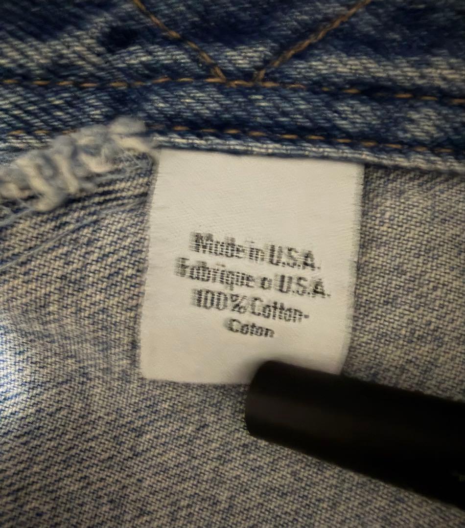 USA製   デニムジャケット トラッカージャケット M