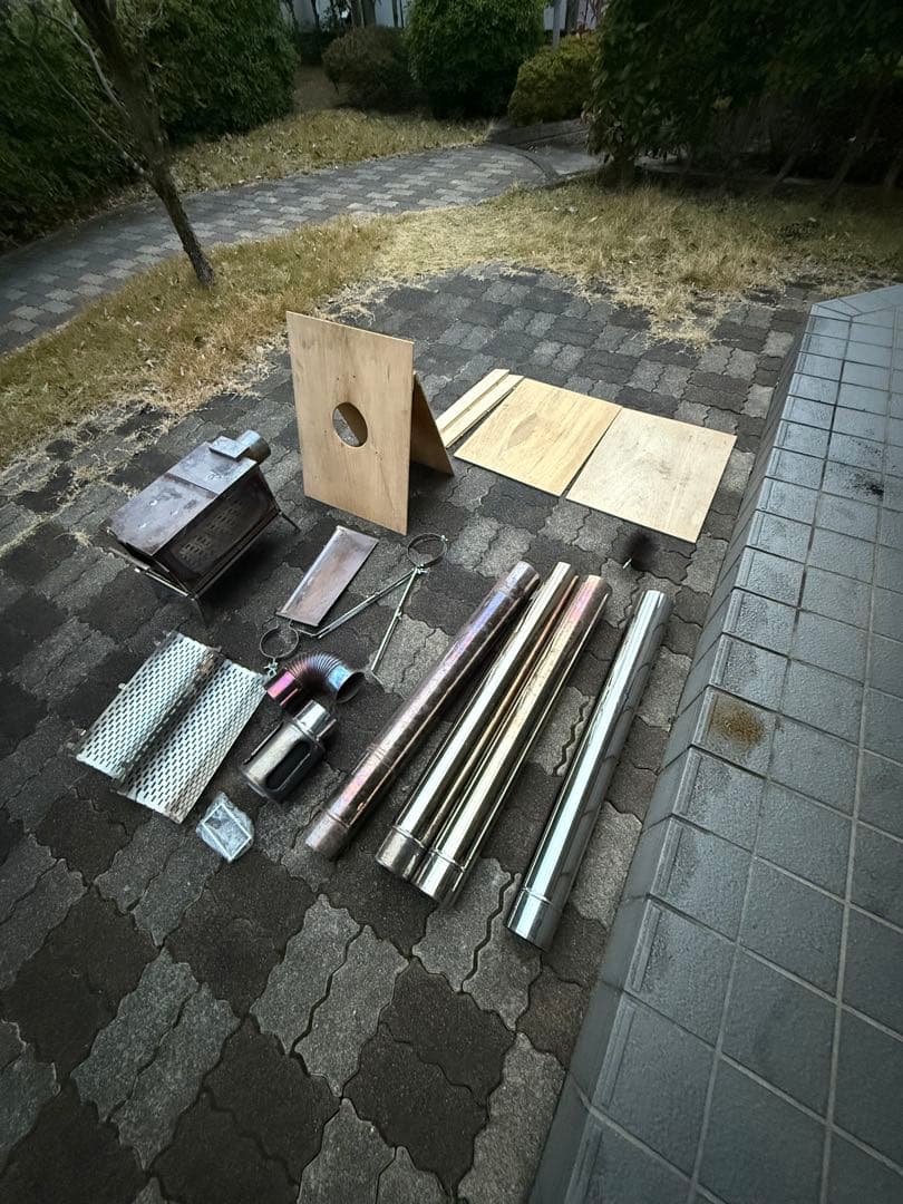 笑's(SHO'S)の薪ストーブ(焚き火の箱) オプション多数