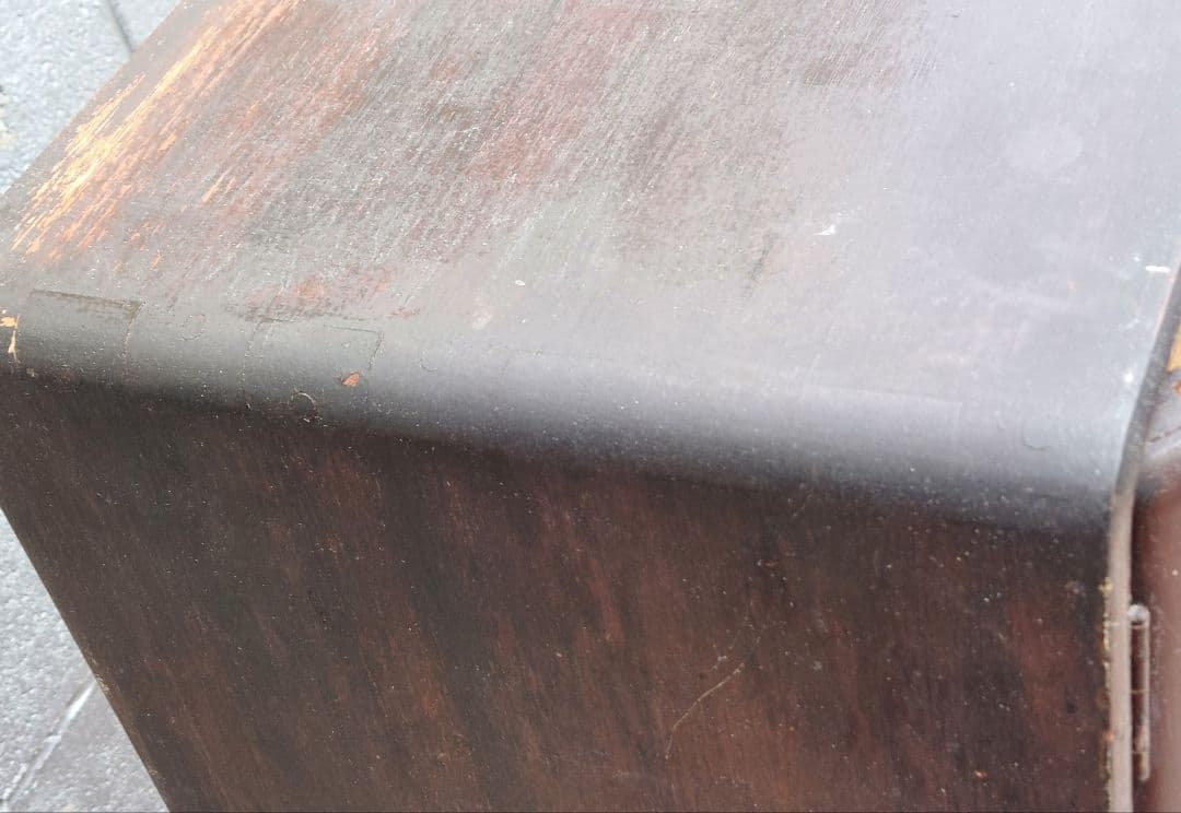 昭和レトロ 木製食器棚 ガラス扉 アンティーク