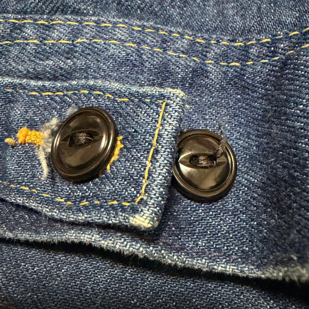 【Lee】80s 220J USA製 42R 濃紺 デニムジャケット