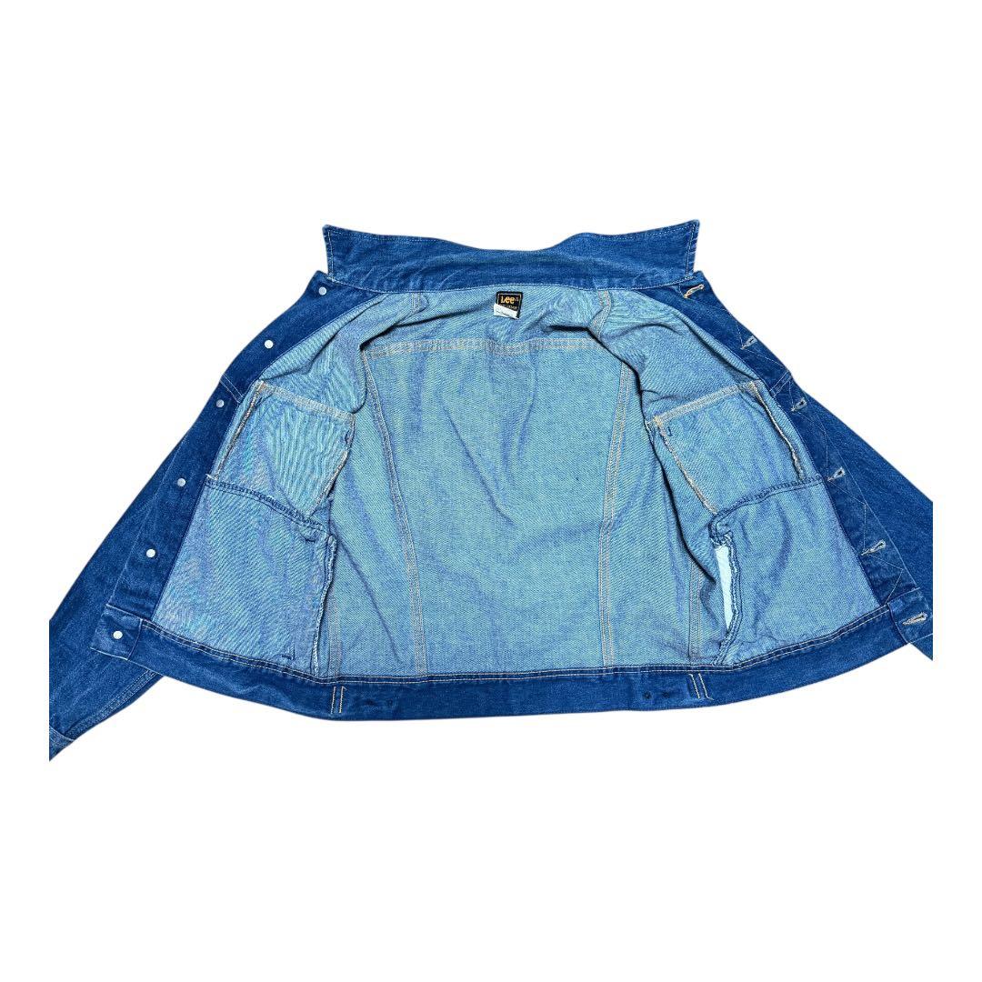 【Lee】80s 220J USA製 42R 濃紺 デニムジャケット
