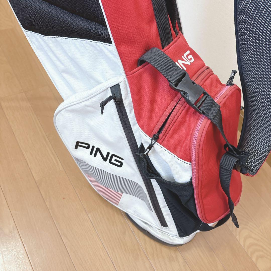 K452 PING スタンドキャディバッグ フード無し