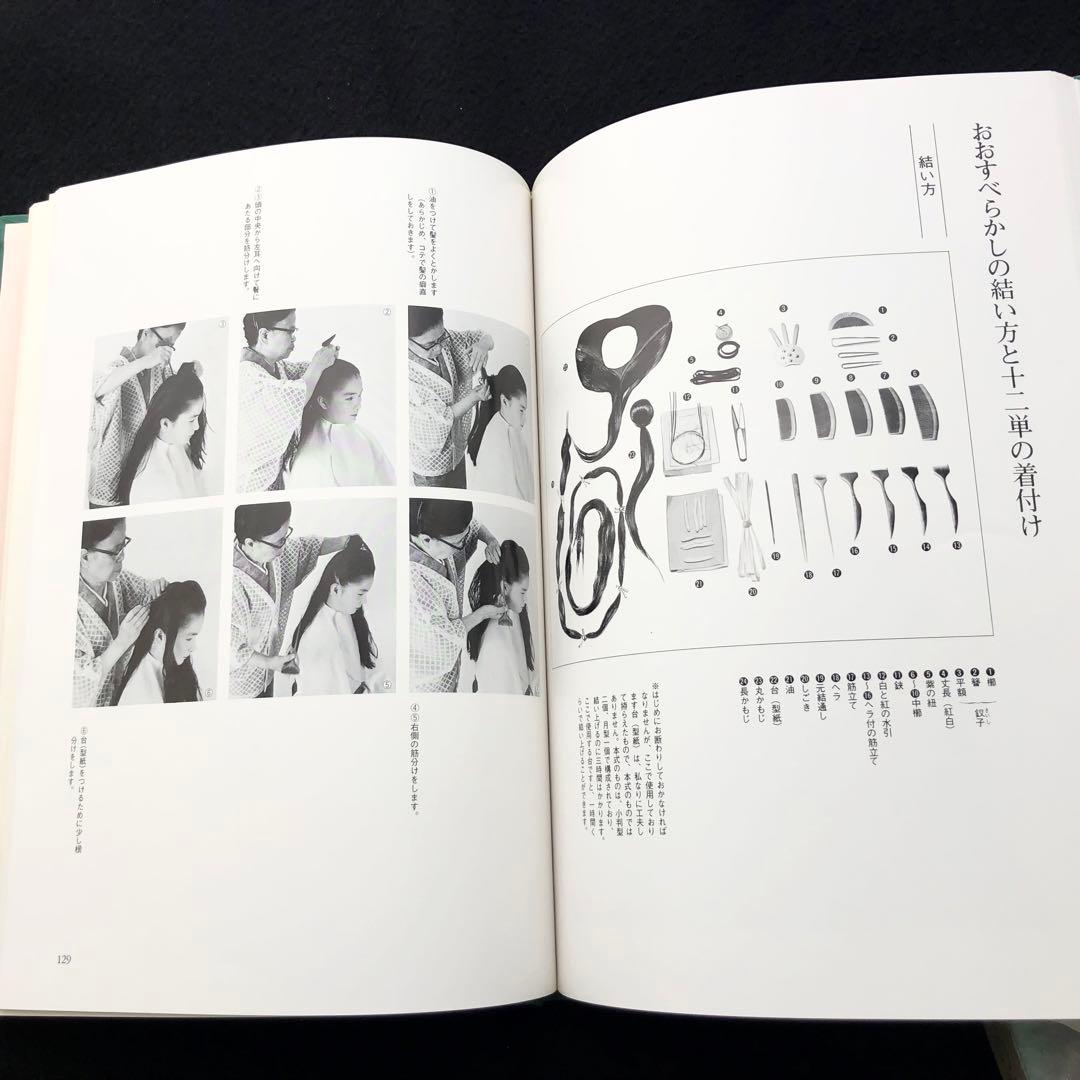 【サイン入】日本髪写真集「日本の髪型」南ちゑ  / 結い方など結髪工程写真も掲載