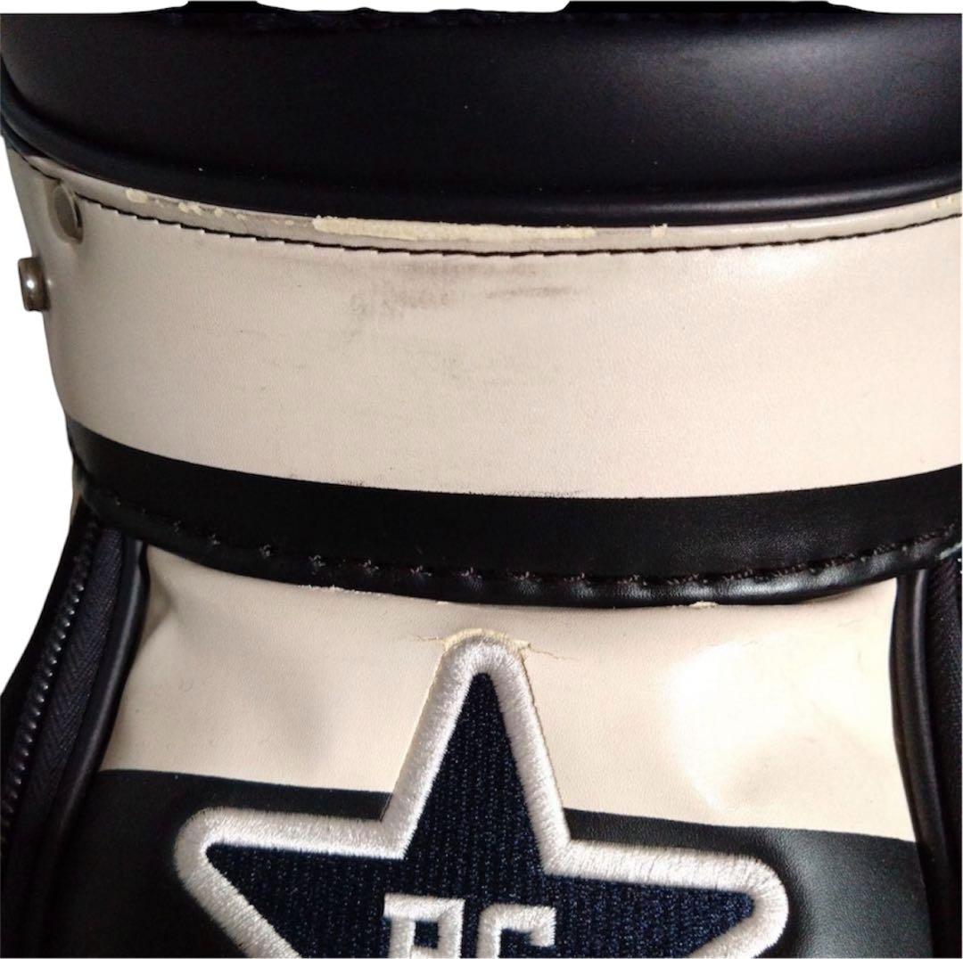 PEARLY GATES ストライプキャディバッグ