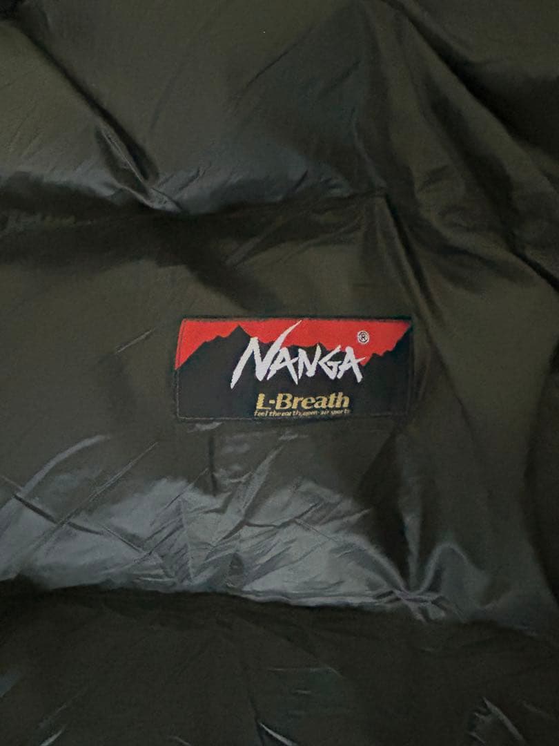美品　NANGA ダウンシュラフ200STD エルブレス限定コラボ　カーキ日本製