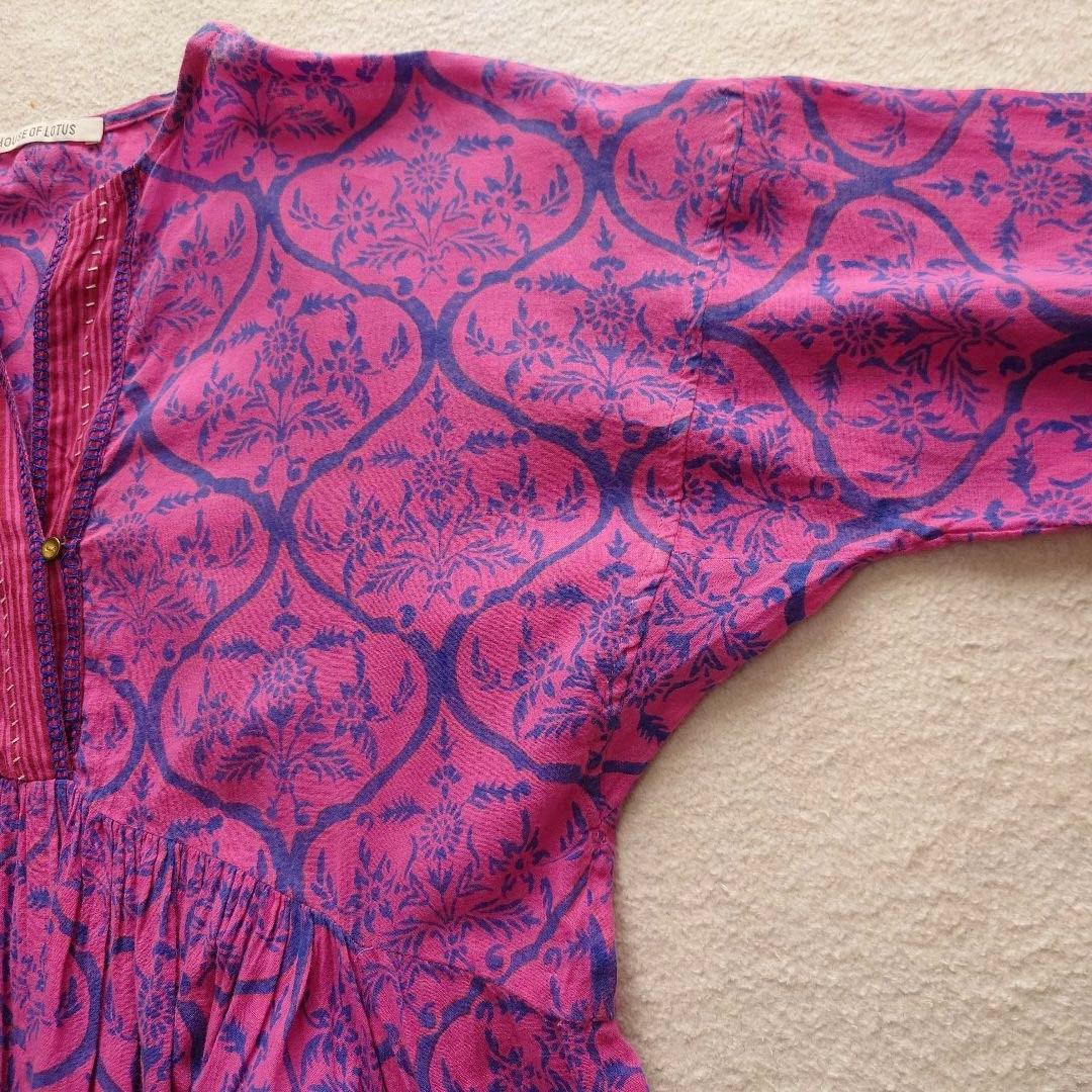 HOUSE OF LOTUS　ヒンドゥーウォールプリントワンピース