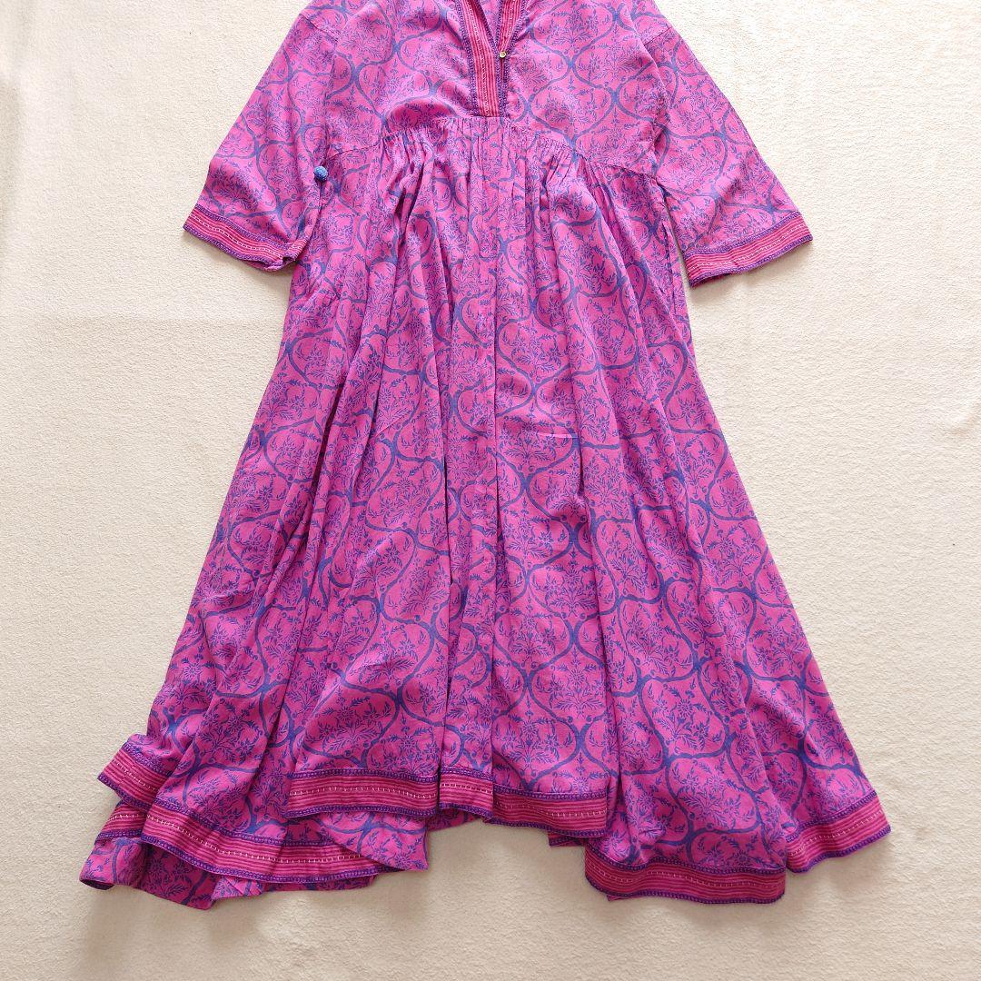 HOUSE OF LOTUS　ヒンドゥーウォールプリントワンピース