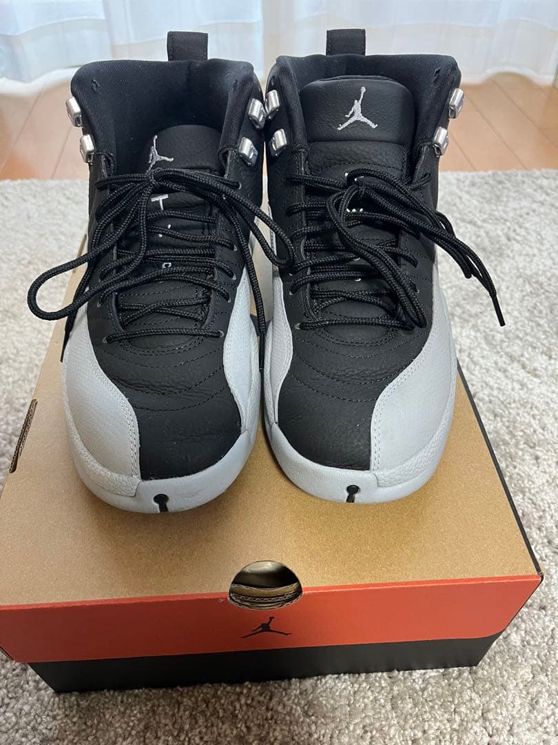 シューズ(男性用) NIKE AIR JORDAN 12 RETRO WOLF GREY27.5cm