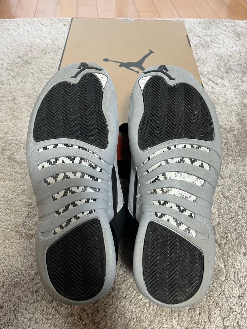 シューズ(男性用) NIKE AIR JORDAN 12 RETRO WOLF GREY27.5cm