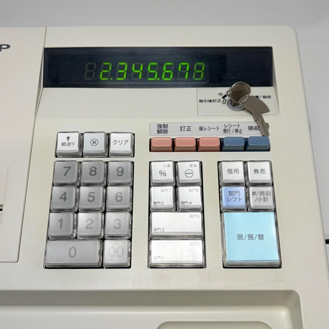 動作品✨シャープ レジスター XE-A147 PC連携売上管理可能 送料無料