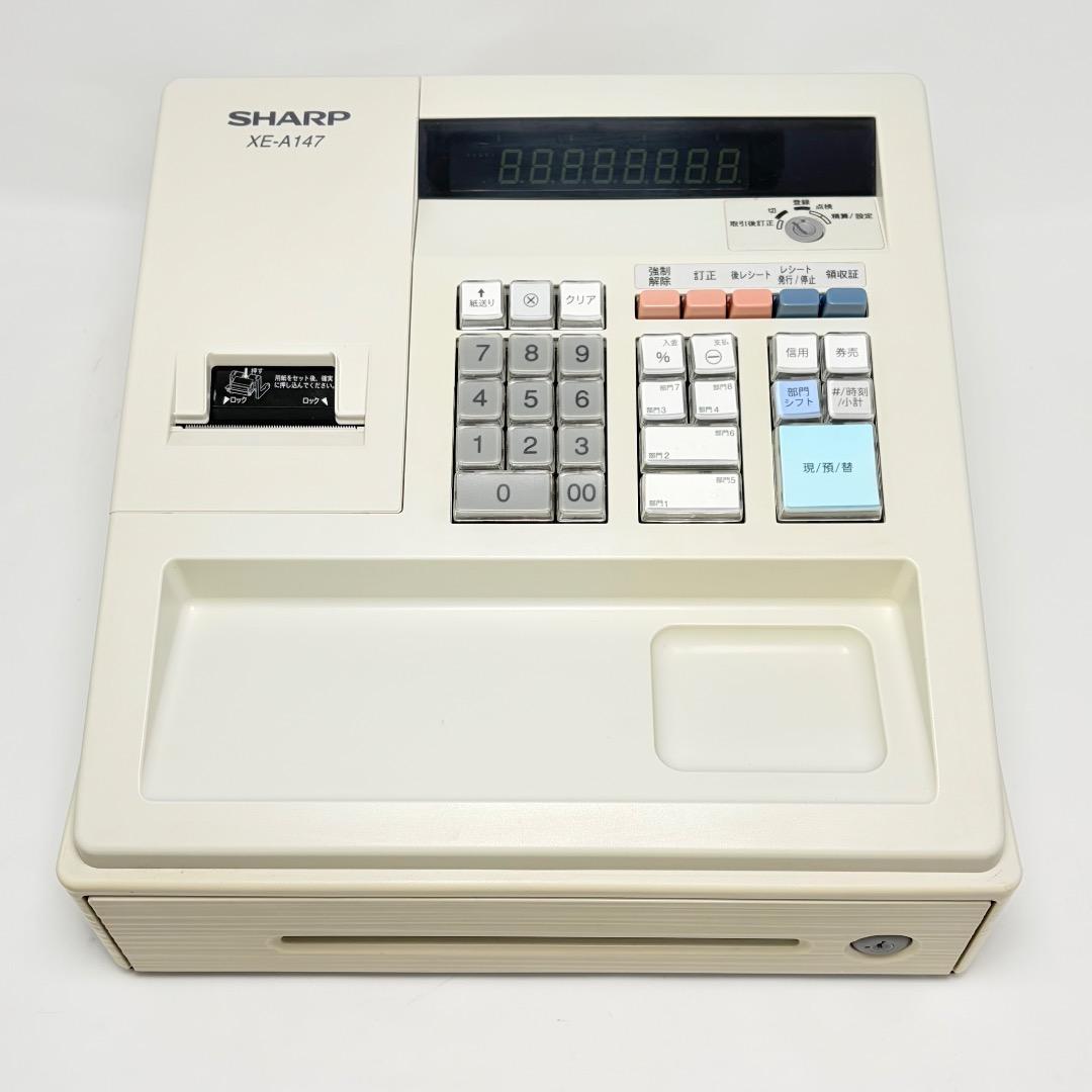 動作品✨シャープ レジスター XE-A147 PC連携売上管理可能 送料無料