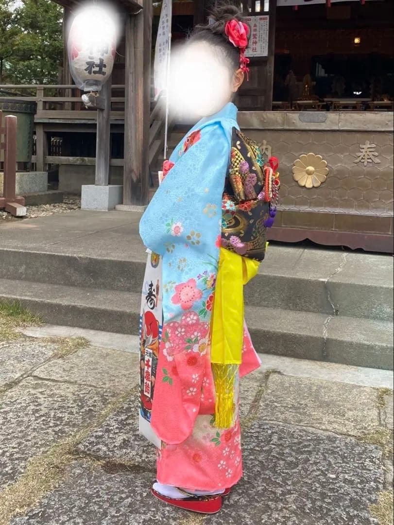 七五三 7歳　着物&小物一式セット