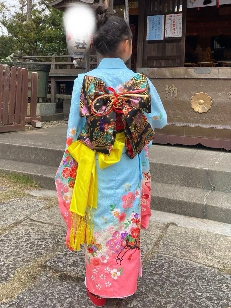 七五三 7歳　着物&小物一式セット