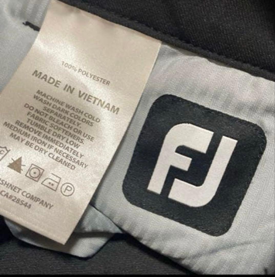 ゴルフパンツ　Malbon x FootJoy 34 XL ブラック