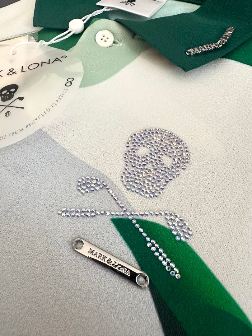 【新品未使用】マークアンドロナ　半袖　ポロシャツ　46 M カモ