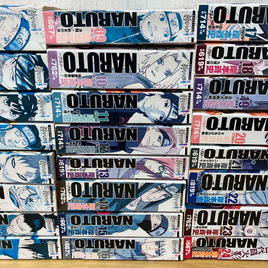 TOSHI ナルト コンビニ版 全巻24巻コミック本セット