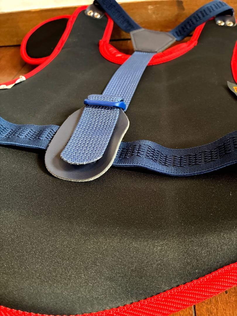 ZETT プロステイタス　軟式少年用プロテクター ネイビー/レッド　小林モデル