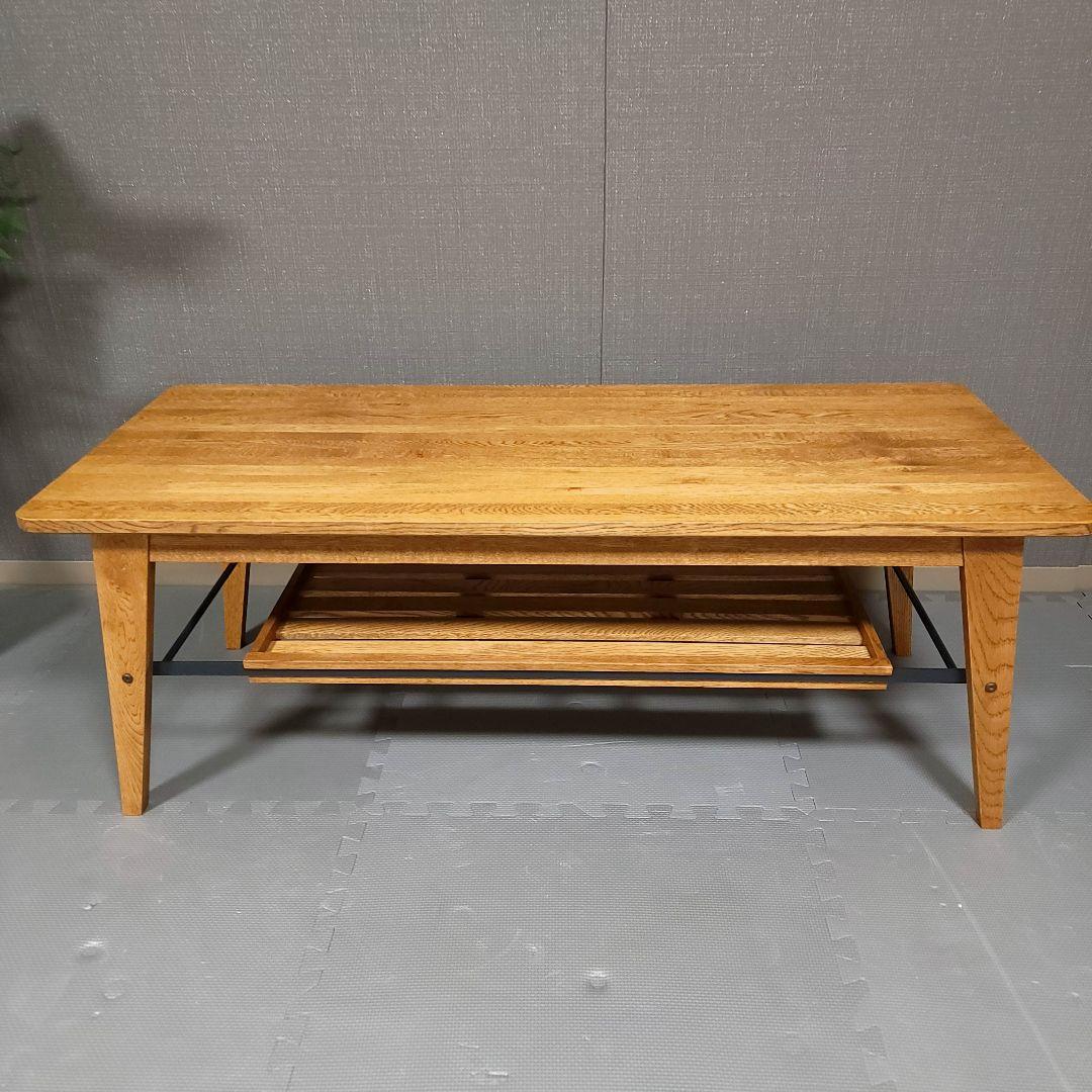 定価44,980円 関家具 オクトバ1200 コーヒーテーブル　天然木