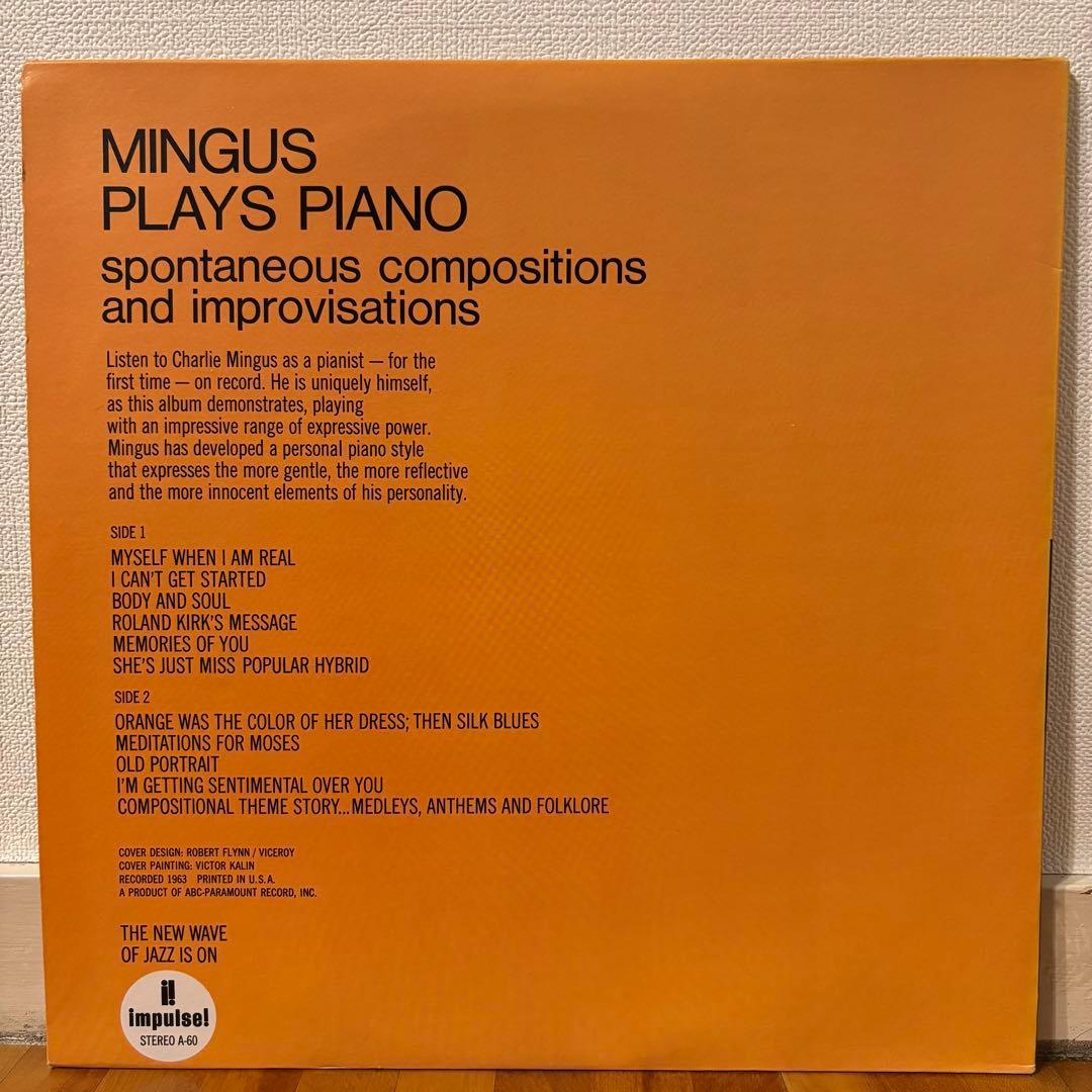 レコード Charles Mingus Plays Piano ジャズ LP