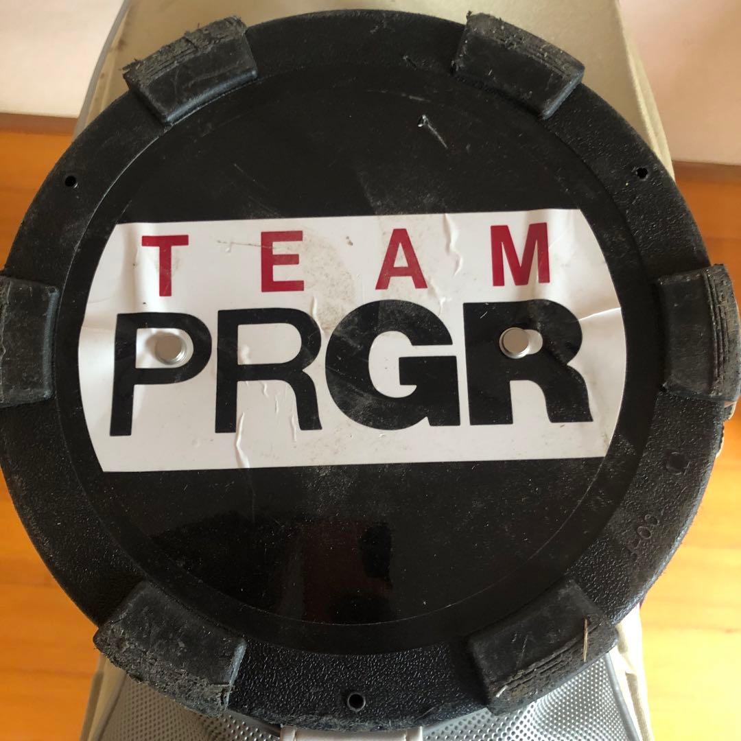 PRGR プロギア キャディバック ホワイト フードあり