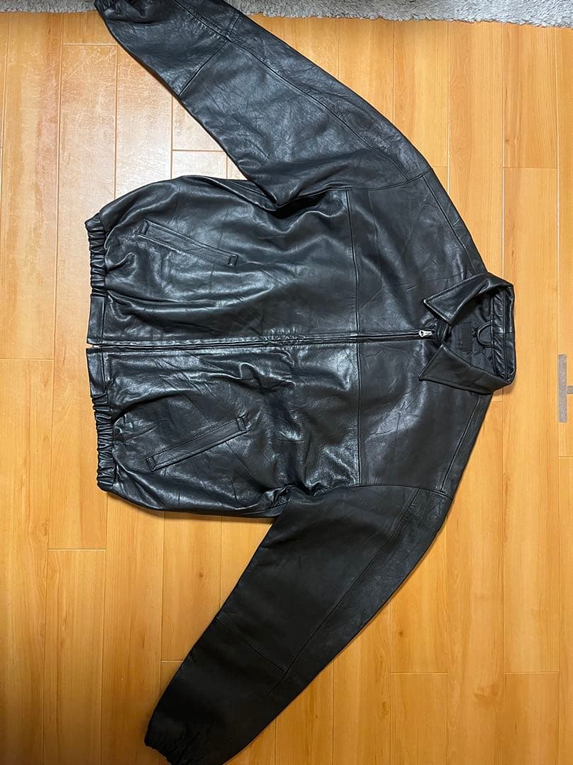 (即日発送可、正規品)anytee オリジナル レザージャケット