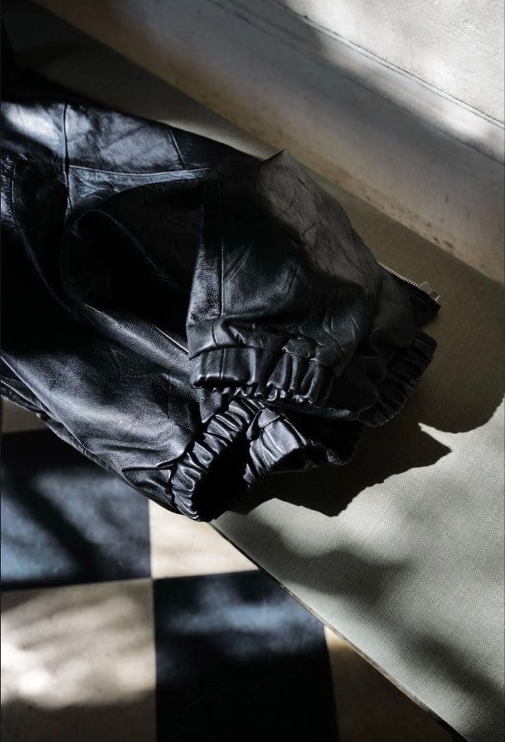 (即日発送可、正規品)anytee オリジナル レザージャケット