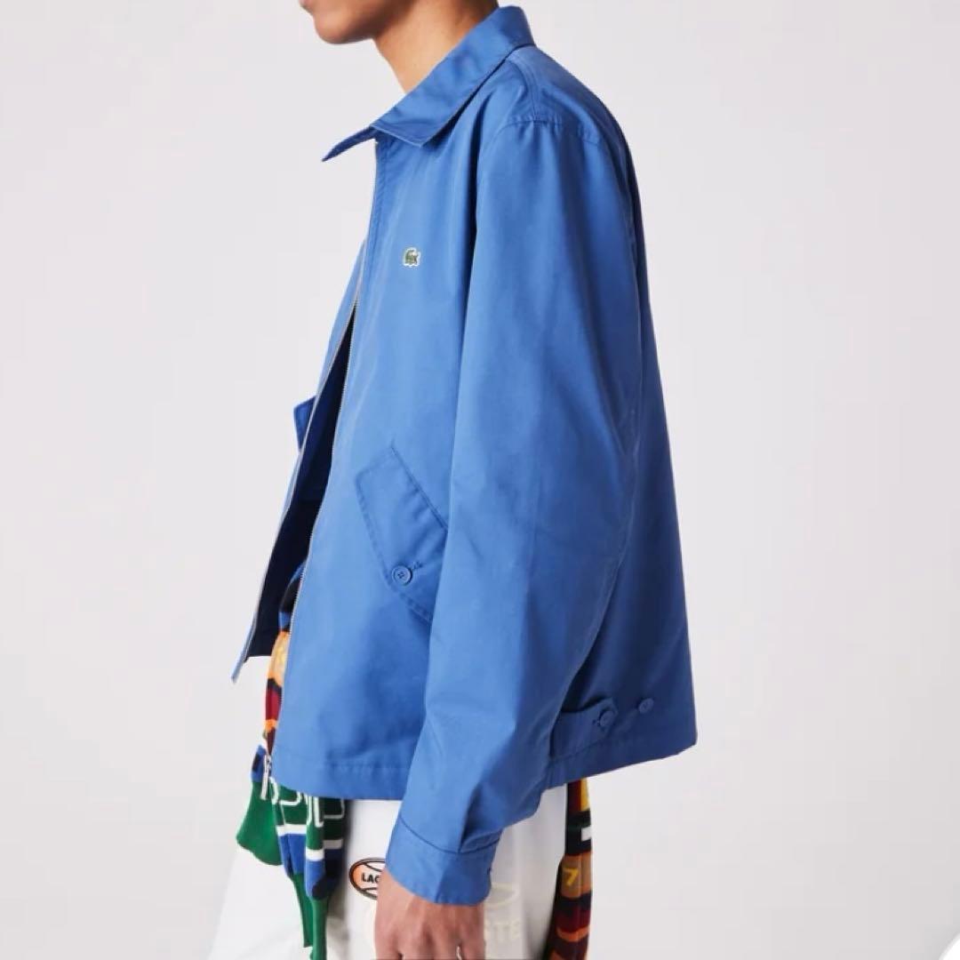 未使用 LACOSTE ラコステ ハリントン ジャケット ブルー