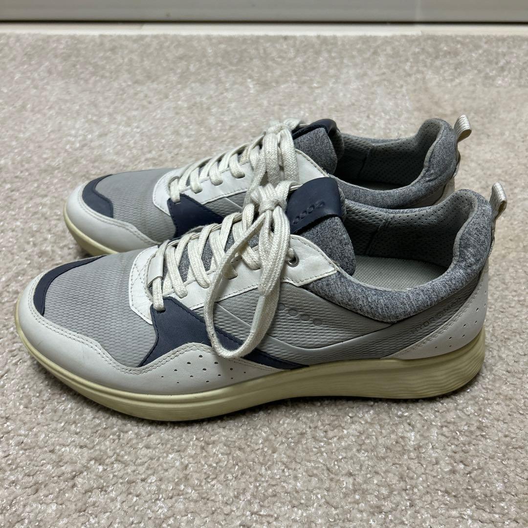 ECCO ゴルフシューズ グレー/ネイビー EUサイズ41