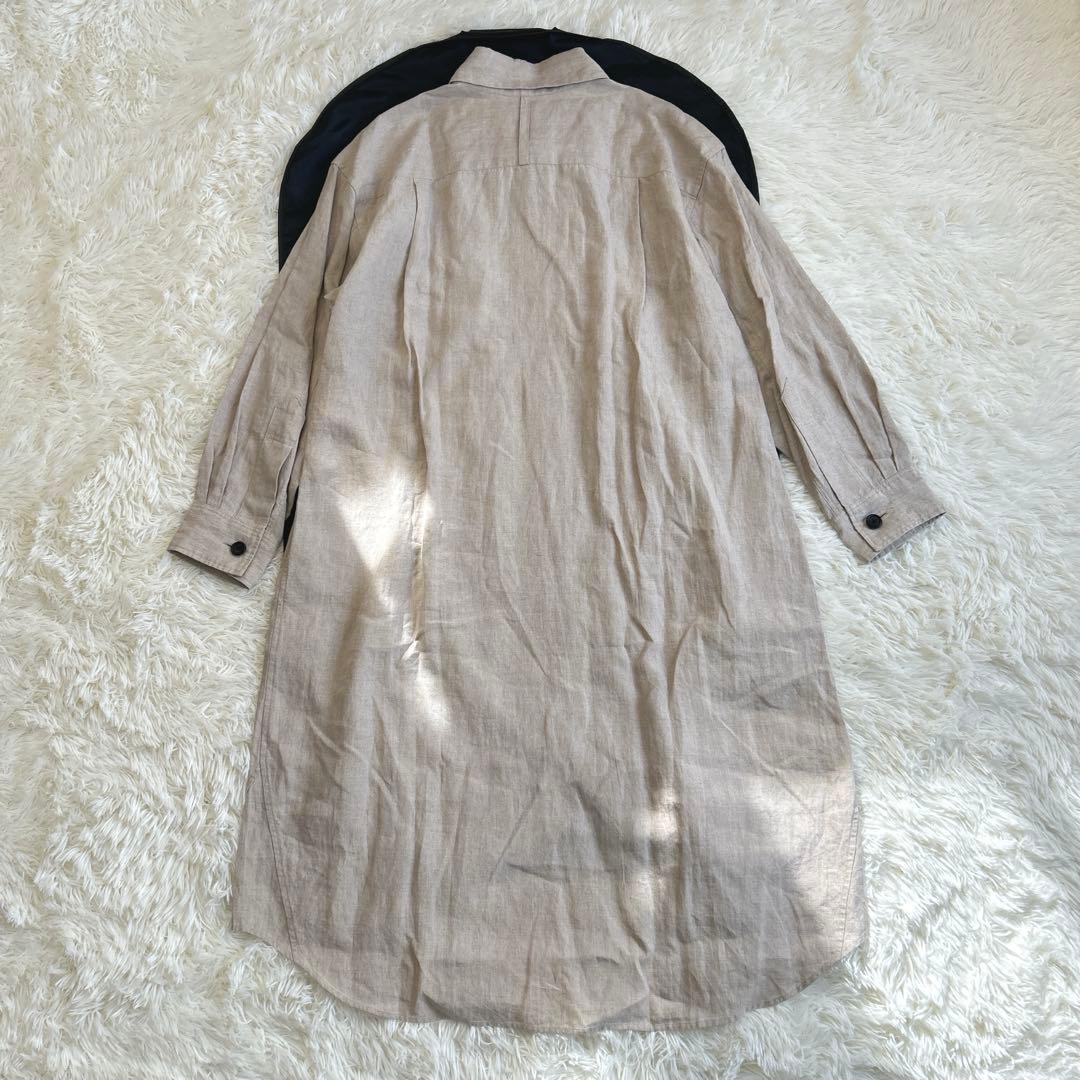 未使用タグ付き✨24SS マーガレットハウエル リネン シャツワンピース Ⅱ