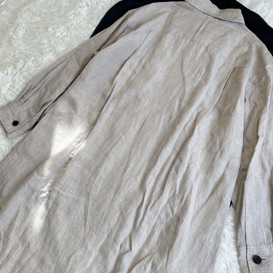 未使用タグ付き✨24SS マーガレットハウエル リネン シャツワンピース Ⅱ