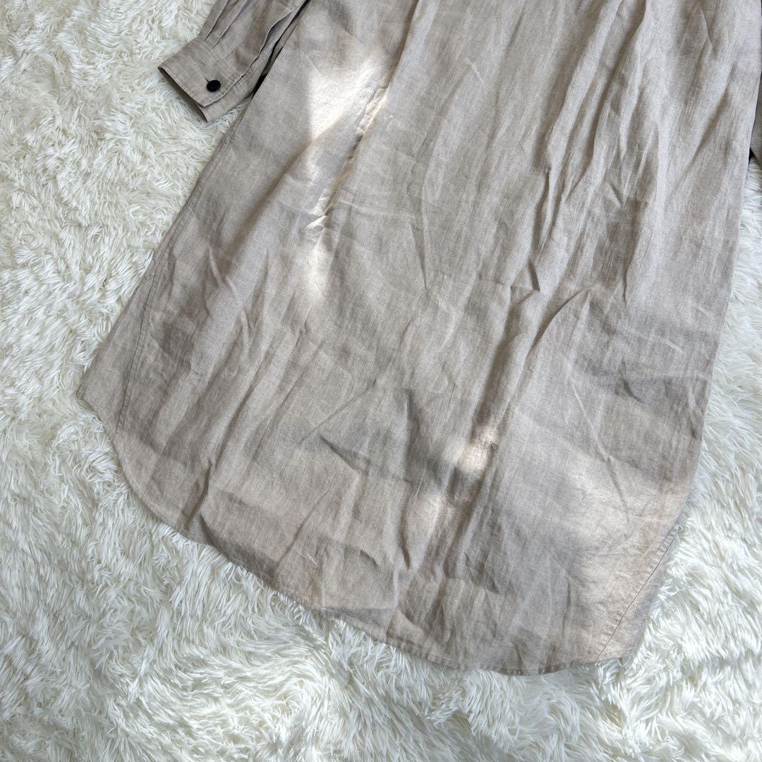 未使用タグ付き✨24SS マーガレットハウエル リネン シャツワンピース Ⅱ