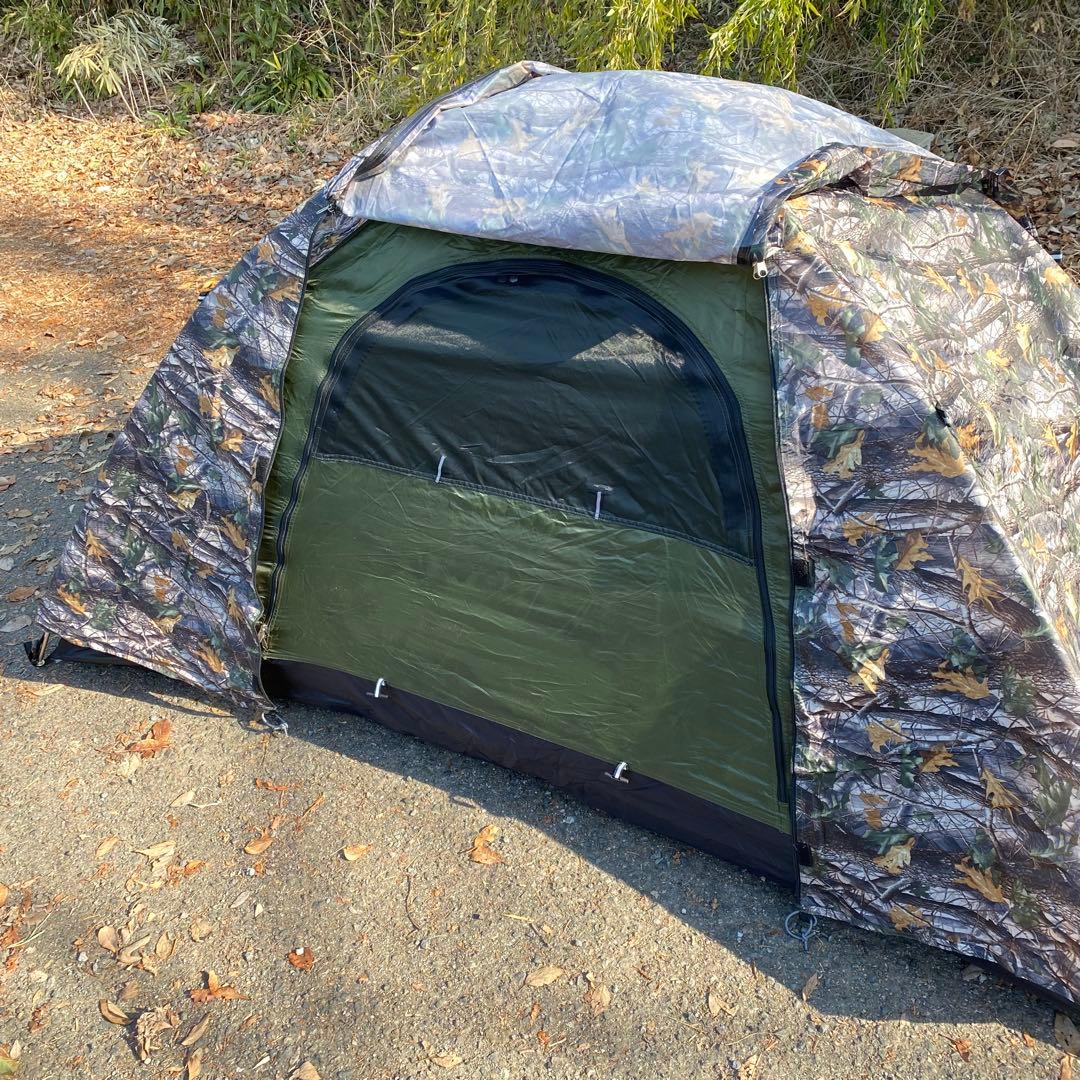 廃盤BASICドームテント1人用ワークマン迷彩