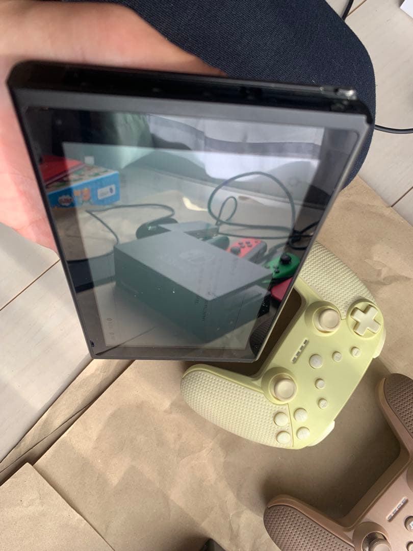 【箱付き】Nintendo Switch一式+コントローラー6個(不良あり)