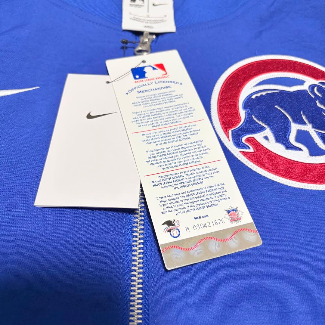 タグ付き未使用　NIKE シカゴカブス　ボンバージャケット　オーセンティック　L