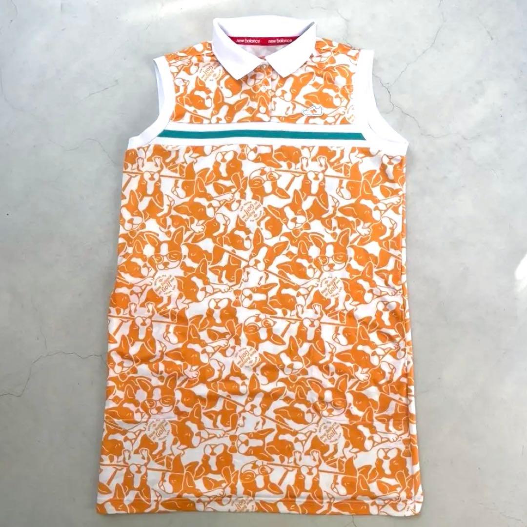 New Balance golf ボストンテリア　ノースリーブワンピース