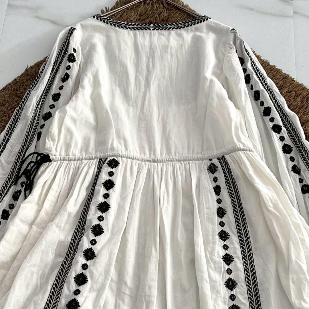 美品✨SARA MALLIKA CIN EMB LONG DRESS ワンピース