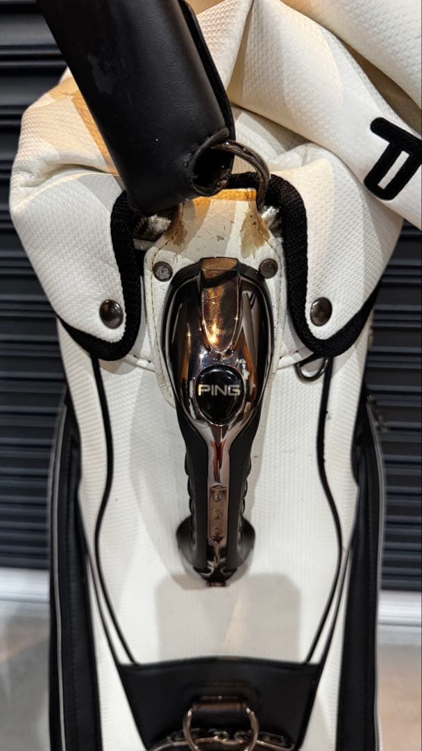 PING ゴルフキャディバッグ ホワイト/ブラック