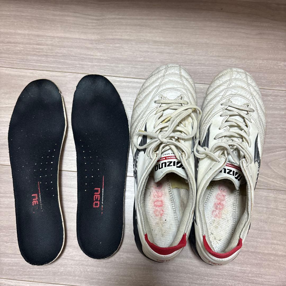 MORELIA モレリア ネオ3 JAPAN ホワイトレッド 25cm